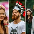 „Galapagai“ įsisiūbavo: festivalininkai demonstruoja originalius įvaizdžius