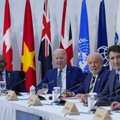 G7 ministrai teigia, kad daro pažangą ieškodami būdų panaudoti pelną iš įšaldyto Rusijos turto padėti Ukrainai