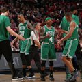 „Celtics“ Čikagoje reabilitavosi sutriuškindami neribotam laikui R. Rondo netekusius „Bulls“