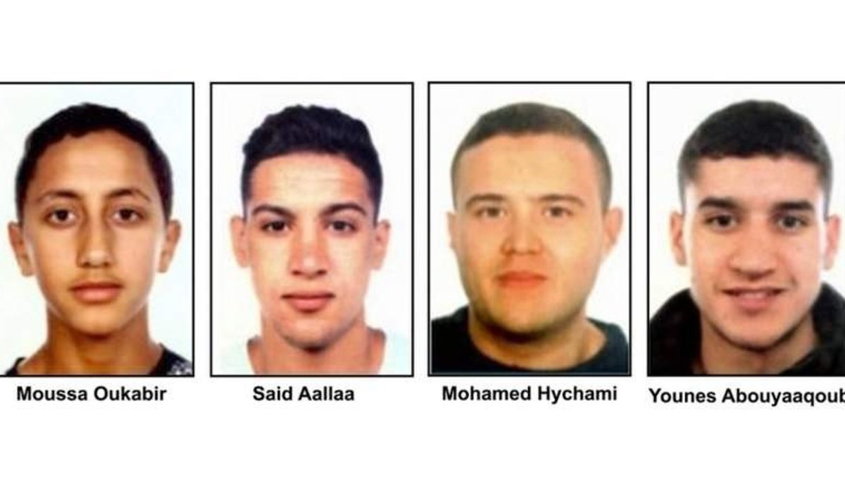 Įtariamieji išpuolio Barselonoje vykdytojai
