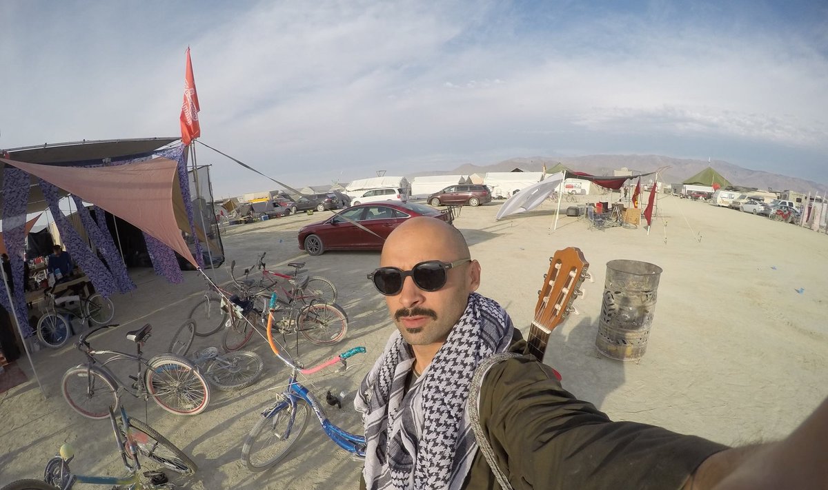 Jurgis Didžiulis festivalyje Burning Man