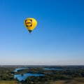 „Lidl“ kyla į dangų – keliones pradėjo naujasis oro balionas