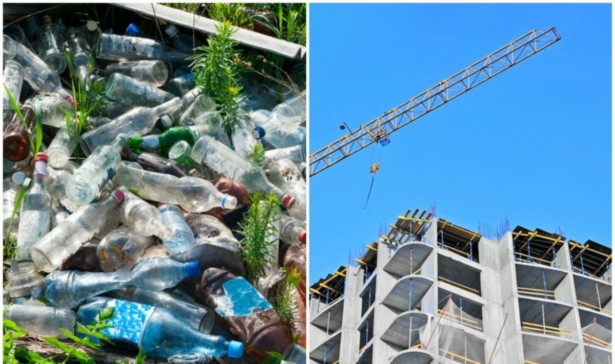 Iš įvairių degių atliekų būtų galima gauti statybines medžiagas - betoną ar cementą 