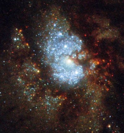 Galaktika IC 342. NASA, ESA, P. Sell/ P. Kaaret/ G. Kober nuotr. 