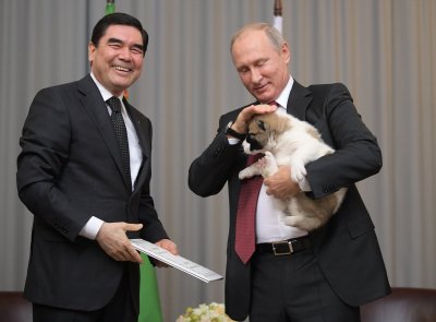 Vladimiras Putinas, Gurbangulis Berdimuchamedovas