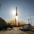 Rusų kosminis laivas „Sojuz“ susijungė su kosmine stotimi