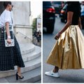 Kaip dėvėti midi sijoną ir atrodyti stilingai?