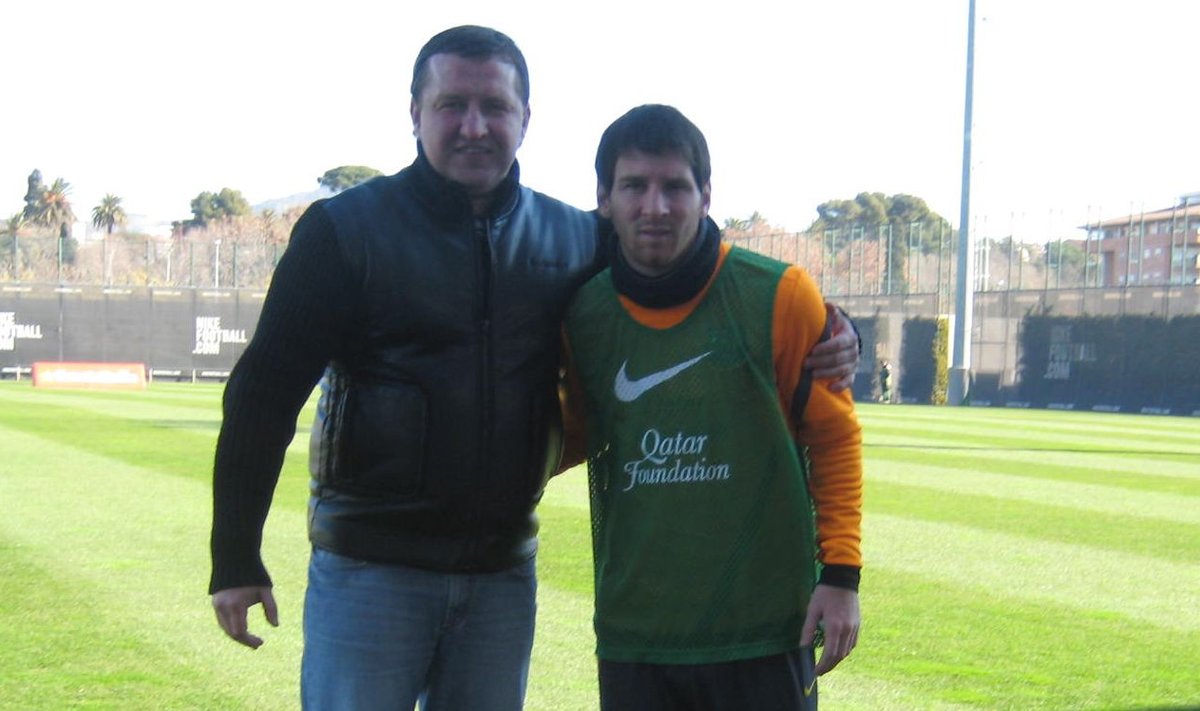 Arvydas Skrupskis ir Lionelis Messi
