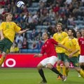 Smūgis žemiau juostos: Lietuvos futbolo rinktinė net 0:5 pralaimėjo kaimynams latviams