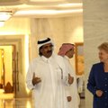 Во время визита в Катар Грибаускайте и делегация получили роскошные подарки
