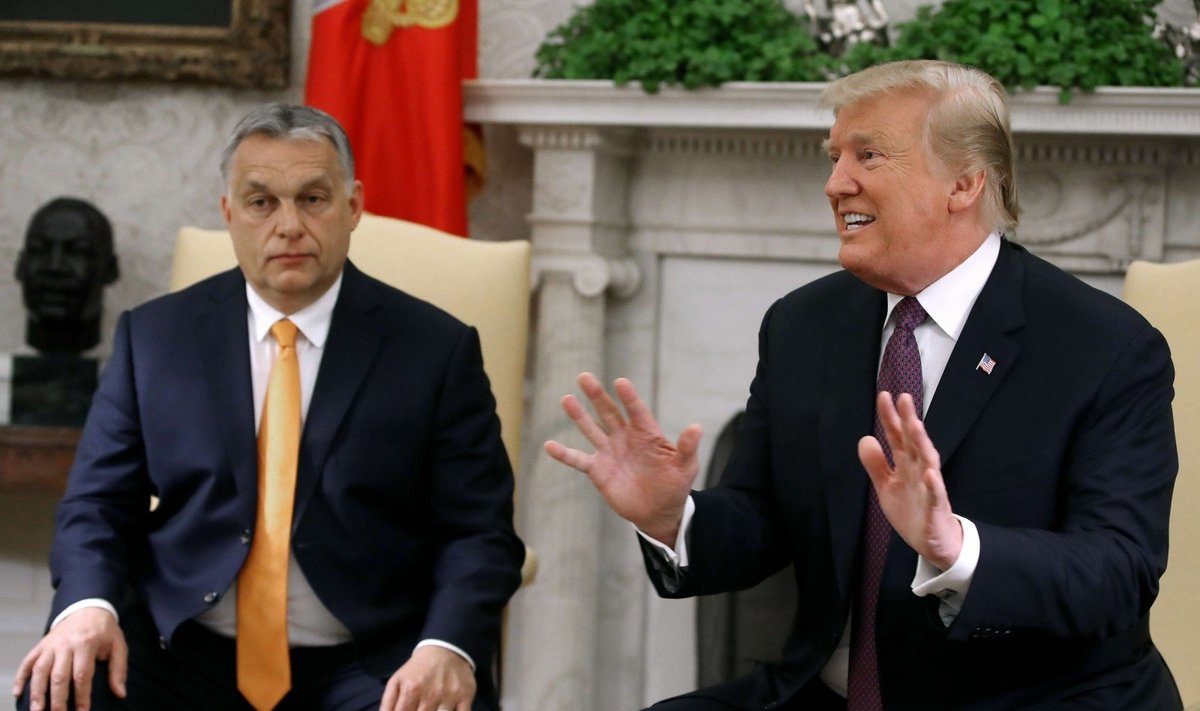 D. Trumpas giria V. Orbaną už savo šalies saugumo palaikymą