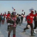 Šiaurės ašigalyje vyko tradicinis maratonas
