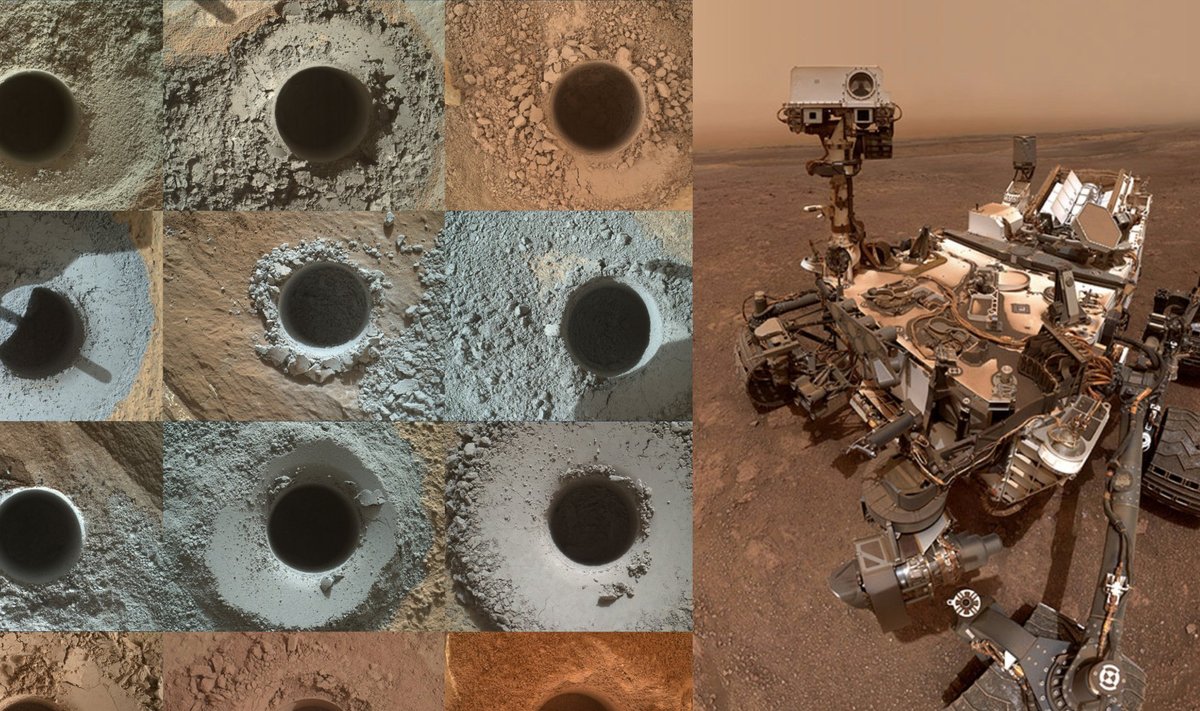 Marsaeigis Curiosity tyrinėja Marsą. Jame patiko anglies izotopus, kurie Žemėje siejami su gyvybe.