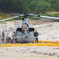 Okinavoje JAV karinis sraigtasparnis tūpė avariniu būdu tiesiai paplūdimyje