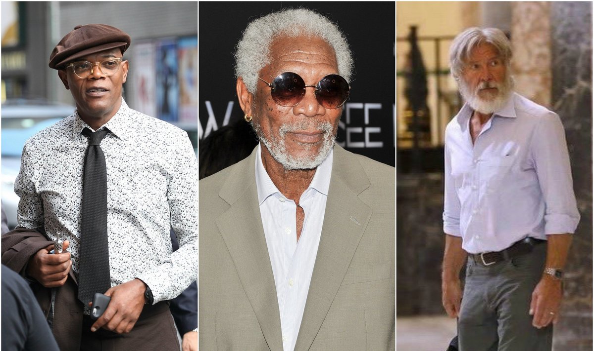 Samuel L.Jackson, Morgan Freeman, Harrison Ford
