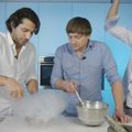 „Virtuvės mitų griovėjai“ gamina su skystu azotu (SPECIALUS REPORTAŽAS)