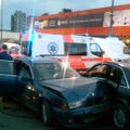 Po BMW susidūrimo su „Audi“ ligoninėje atsidūrė trys sužeistieji