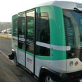 Paryžiuje pristatyta elektrinė ir autonominė viešojo transporto priemonė