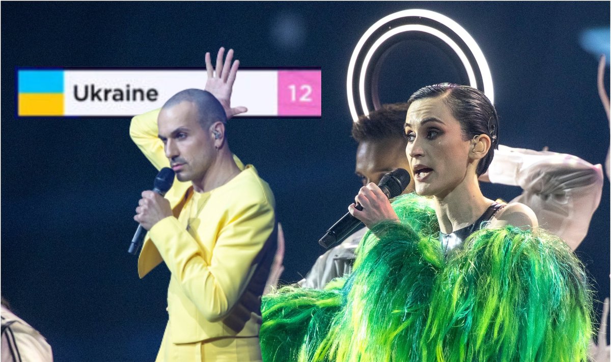 Lietuvos ir Ukrainos atstovai Eurovizijoje / Foto: EBU / Andres Putting