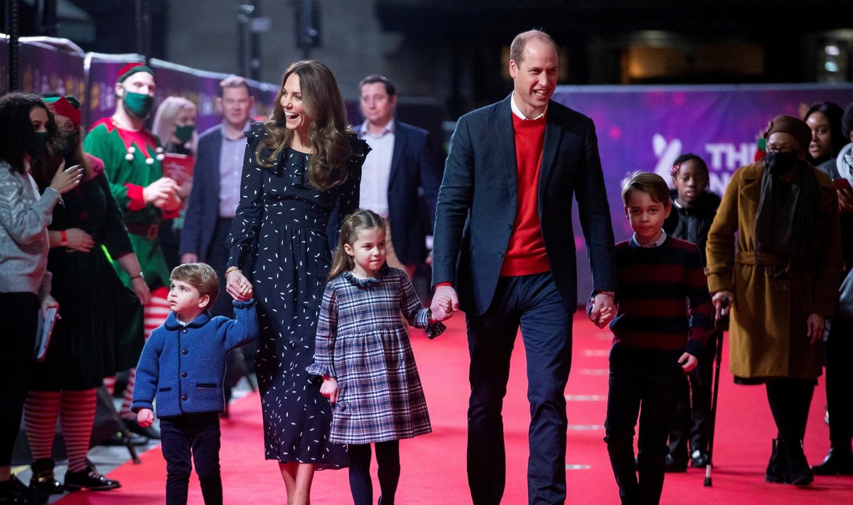 Princas Williamas su šeima