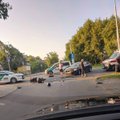 Rytinė eismo nelaimė Panevėžyje: automobilis taranavo motoroleriu važiuojančią paauglę