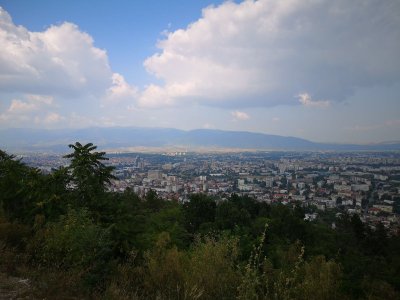 Skopjės panorama.