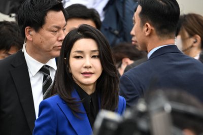 Pietų Korėjos prezidento Yoon Suk Yeol sutuoktinė Kim Keon Hee 