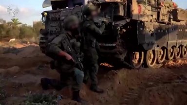 IDF paskelbė vaizdo įrašą, kuriame užfiksuotos karinės operacijos rytinėje Rafos dalyje