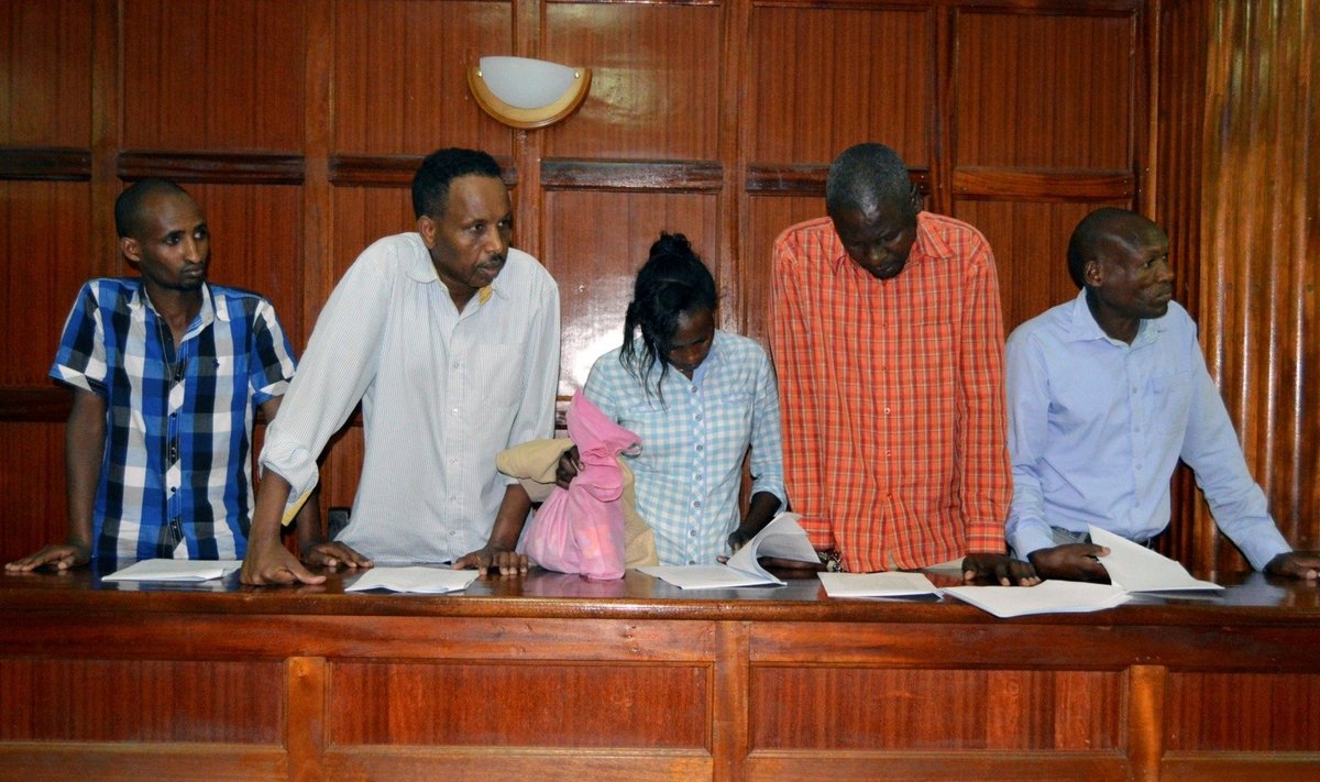 Penki įtariamieji stojo prieš teismą dėl išpuolio Nairobio viešbučio komplekse
