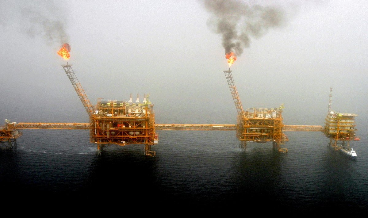Dujų išgavimas Persijos įlankoje