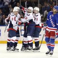 NHL lyderis „rusiškas“ klubas „Capitals“ iškovojo pergalę Niujorke
