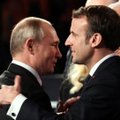 Per Macrono ir Putino pokalbį nuskambėjo palinkėjimas Rusijai