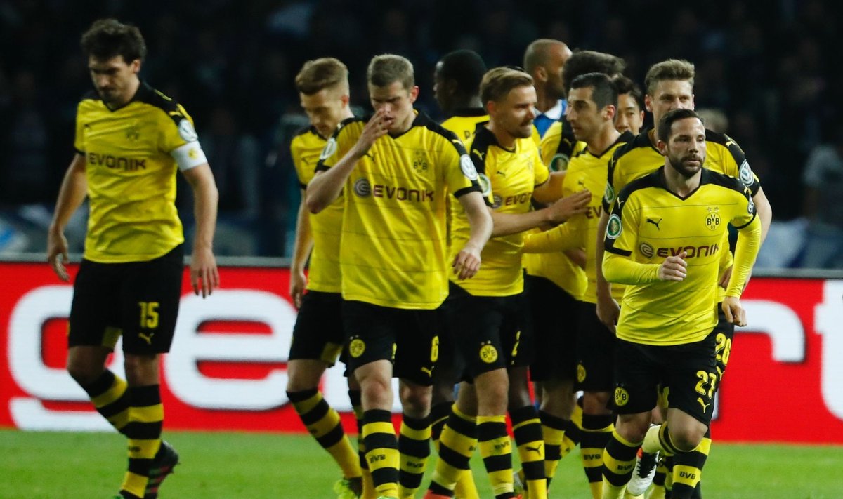 Gonzalo Castro ir Dortmundo "Borussia"  futbolininkai