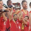 Ispanų krepšininkai su tautiečiais Madride šventė pergalę
