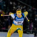 Pasaulio taurės varžybų vyrų sprinte K. Dombrovskis šaudė be klaidų