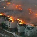 Naujojo Džersio apartamentų komplekse kilo didelis gaisras