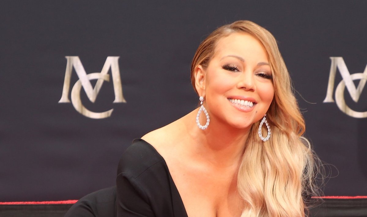 Mariah Carey įspaudų ceremonijoje