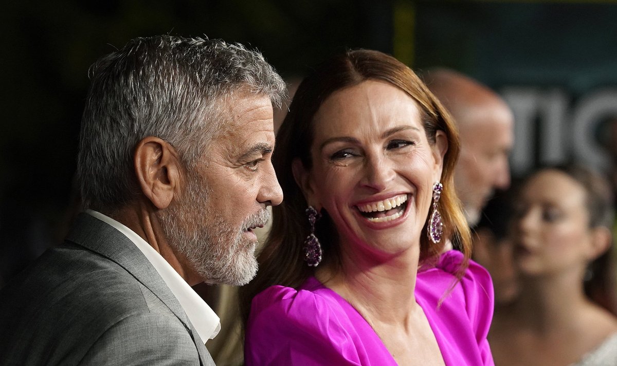 Julia Roberts ir George'as Clooney
