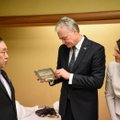 Nausėda ir pirmoji ponia susitiko su Japonijos garbės konsulais ir ambasadoriais