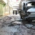 Vyriausybės pajėgos Alepe galimai surengė chloro dujų ataką