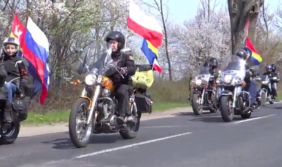 Rosyjscy motocykliści w Polsce