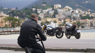 Diena Italijoje motociklu: geram kadrui su motociklu nėra blogo oro, bet pavargti reikės