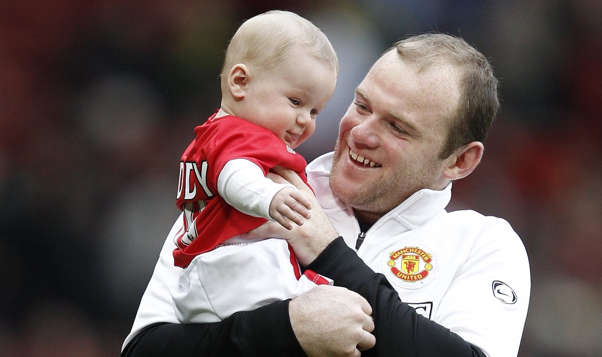 Wayne'as Rooney su sūnumi Kai