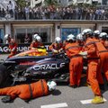 Dėl masinės avarijos sustabdytą etapą Monake laimėjo vietinis herojus 