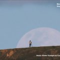 Astrofotografas Naujojoje Zelandijoje įamžino milžinišką Mėnulį