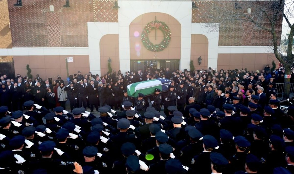 Policininkų laidotuvės Niujorke