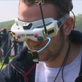 „Formulė 1“ danguje: į Didžiąją Britaniją grįžo dronų lenktynės