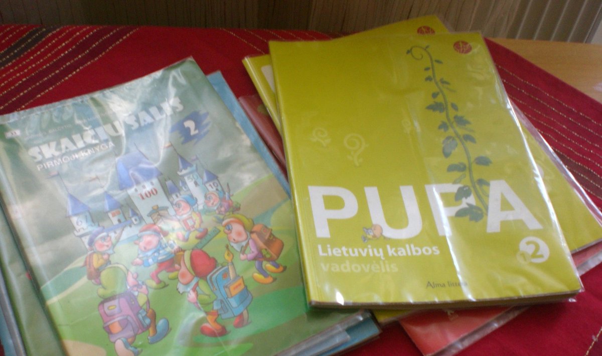 School books of the Lithuanian language