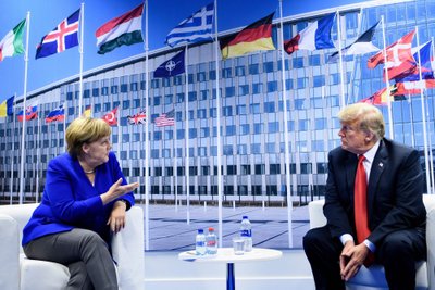 Angela Merkel, Donaldas Trumpas