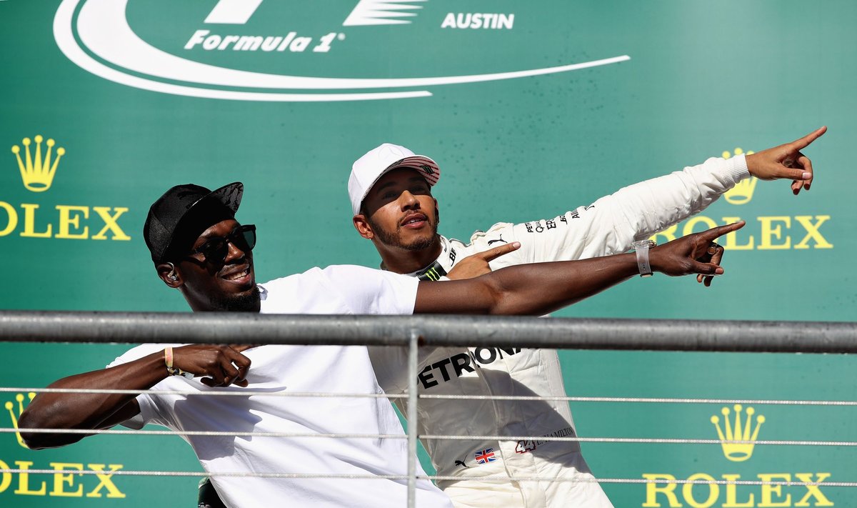 Lewisas Hamiltonas ir Usainas Boltas